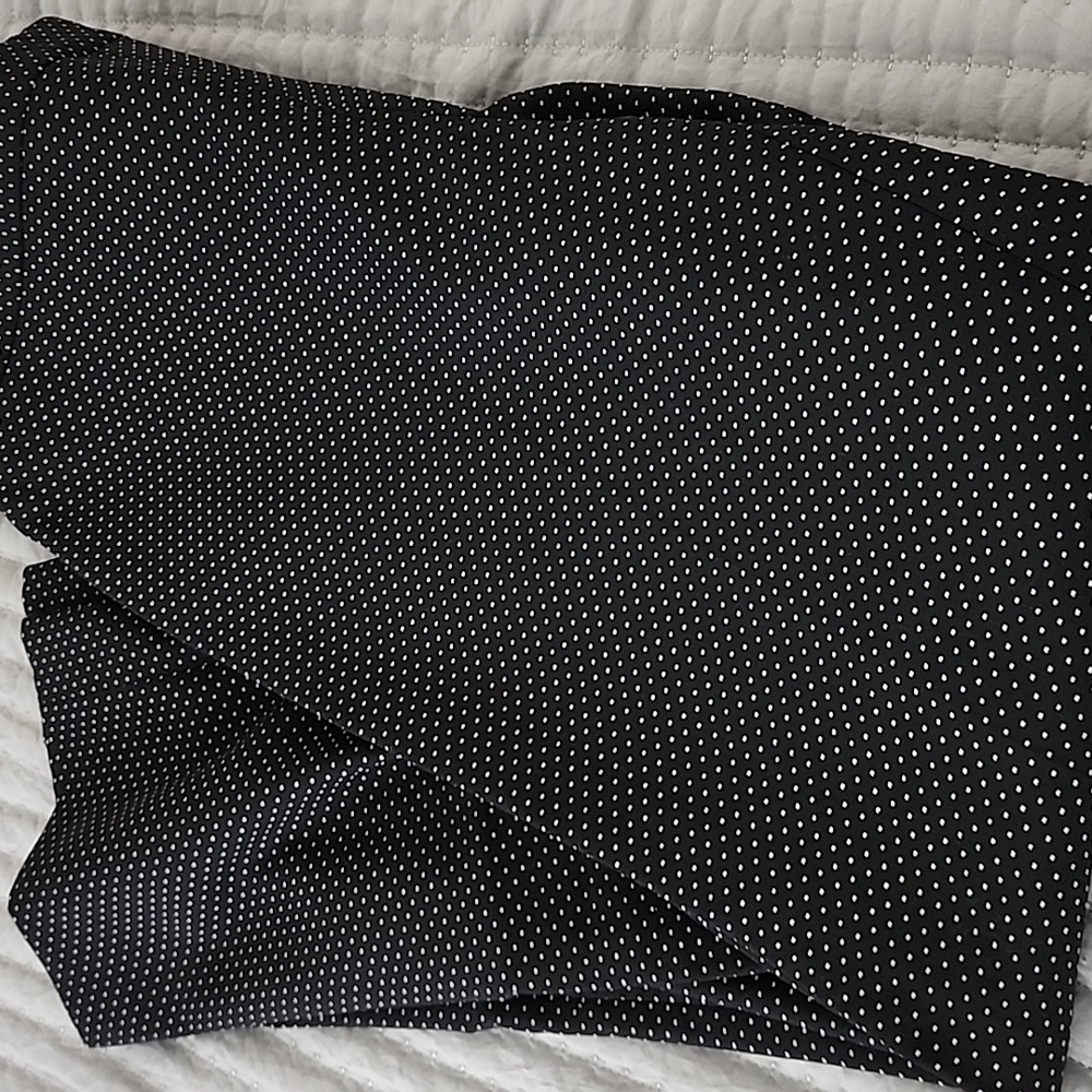 Talbots Black and White Polka Dot Pants